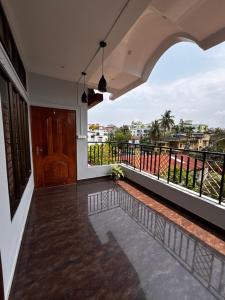 a view from the balcony of a house at Niyor Nest in Guwahati