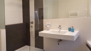Koupelna v ubytování Ferienwohnung Dolomitenpanorama