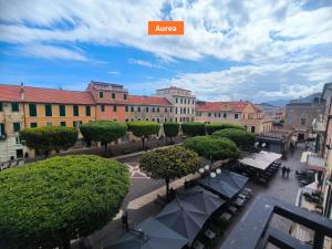 an overhead view of a city with trees and buildings at Principe - By Turent in Pietra Ligure