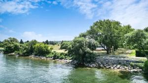 a river with trees on the side of it at The Majestic Oasis in Vineland Station +21 photos