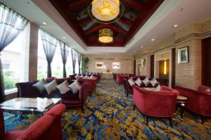 Posezení v ubytování New Jiuzhai Hotel