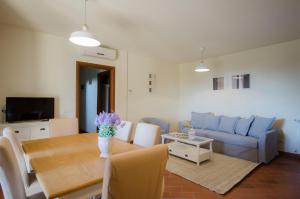 TV a/nebo společenská místnost v ubytování Il Borgo di San Gervasio