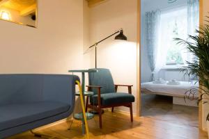 Łóżko lub łóżka w pokoju w obiekcie WSTApartments RetroFunky
