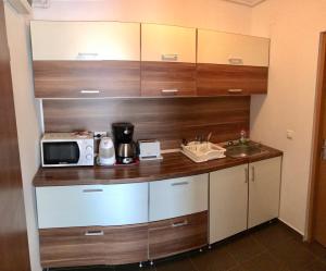 Kuchyň nebo kuchyňský kout v ubytování ApartHotel Zorilor + 20 fotografií