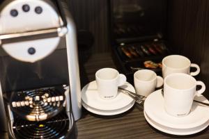 Coffee and tea making facilities at MÖRWALD Relais & Châteaux Hotel am Wagram