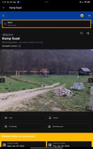 a screenshot of the k yard shed website at Kamp Suad in Bihać