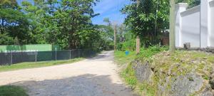 a dirt road next to a fence and trees at By The Bay 2plus2 in Oracabessa +21 photos