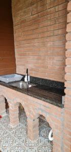 a stoneificialificialificialificialificialificialificialificialificialificialificialificialificialificial at Chalé Vale das Montanhas in Timbe do Sul