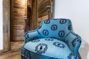 Posezení v ubytování Le Chalet Blanc