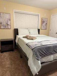 a bedroom with a large bed and a window at Marion Getaway in Marion