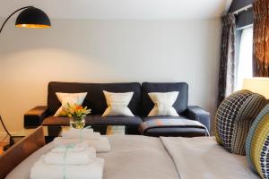 Letto o letti in una camera di Hillside Lodge B&B