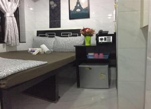Una cocina o cocineta en Skystar Hostel