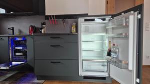 Cuina o zona de cuina de Ferienwohnung Riedbachgarten 26 fotos més