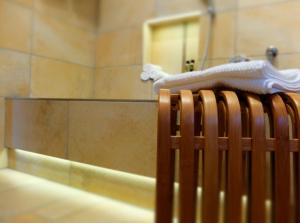 Koupelna v ubytování Ferienwohnung In den Bergen