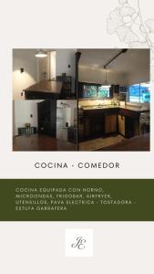 a picture of a kitchen in a house at Hospedaje JosEva in Unquillo