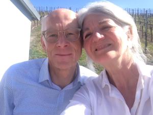 a man and a woman posing for a picture at Eichhörnchens Paradies in Todtmoos +3 photos
