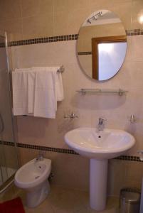 Phòng tắm tại Apartment Adria Sun