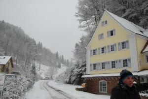 
Schlossberg Landgasthof during the winter
