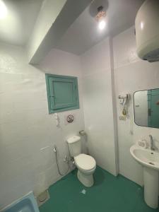 a bathroom with a toilet and a sink at Aswan sunrise in Aswan