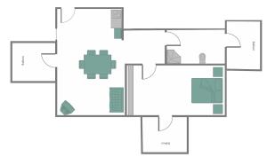 a floor plan of a house at FeWo 4 am Martinshof in Eppan im Süden Südtirols in Eppan an der Weinstasse/St.Pauls