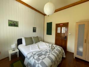 a bedroom with a large bed in a room at Casa da Abrunheira in Ramalhal +66 photos