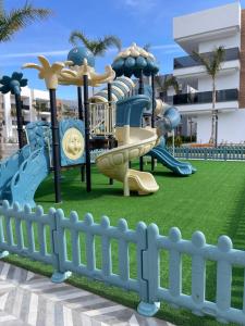 a playground at the resort at Azra Mila Appart luxe famille uniquement in Saïdia