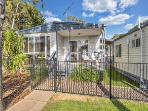 a house with a gate in front of it at Ingenia Holidays Torquay Australia in Torquay