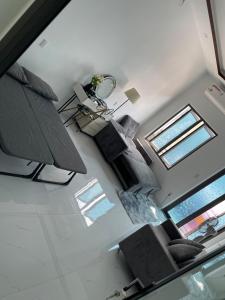 an overhead view of a living room with chairs at Homestay giữa trung tâm Hải Phòng in An Dương