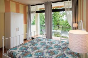 Un pat sau paturi într-o cameră la Madonna Della Neve