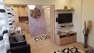 A television and/or entertainment centre at Take your time Apartment
