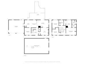 a floor plan of a house at Spacious Seven Peaks Ridge Quiet Side Hot Tub, Pet Friendly, Fire Pit & Deck in Southwest Harbor