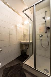 Koupelna v ubytování Haus Sandeck