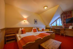 Katil atau katil-katil dalam bilik di Hotel Hoyacker Hof