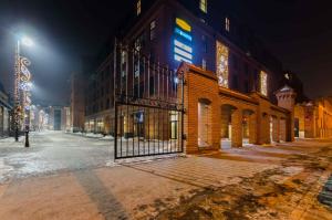 Budynek, w którym mieści się apartament