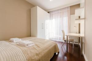 Posteľ alebo postele v izbe v ubytovaní Old Town Luxury Apartment