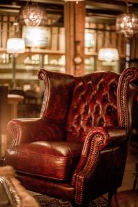 Posezení v ubytování Boutique Hotel Mustaparta