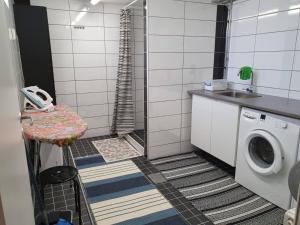 Ett kök eller pentry på Andy