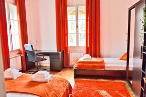Ένα ή περισσότερα κρεβάτια σε δωμάτιο στο Apartment Soul