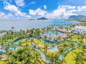 an aerial view of the water park at the resort at Coconut Bay Beach Resort & Spa All Inclusive in Vieux Fort