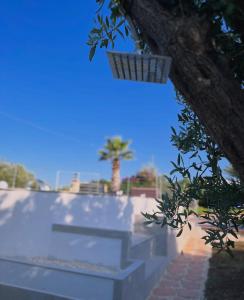 a bird feeder is hanging from a tree at VILLA GIUDICE Luxury Home with Private Pool in Priolo Gargallo