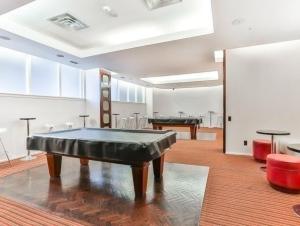 a large room with a pool table in it at Downtown Toronto Condo in Toronto