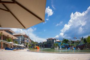 Das Gebäude in dem sich das Resort befindet