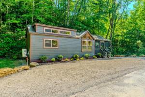 a tiny house on the side of a road at Serenity at the Smokies in Sevierville