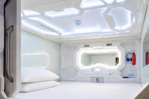 an inside view of a hospital room at Capsule Riverside in Ho Chi Minh City