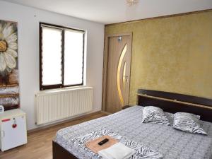 Ένα ή περισσότερα κρεβάτια σε δωμάτιο στο Pensiunea Dely_Cios