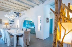 Posedenie v ubytovaní Aelia Hospitality Paros