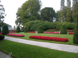 Zahrada ubytování Manoir Du Stang