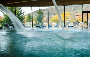 Bazen u ili blizu objekta Résidence le Sapin & Bains de la Gruyère +20 fotografija