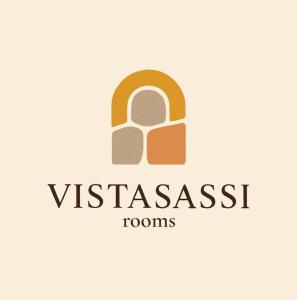 a logo for aixkusen townrooms at Vistasassi rooms in Matera