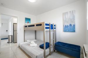 a bedroom with a bunk bed in a room at 11432 Lincoln Blvd in Richmond Heights